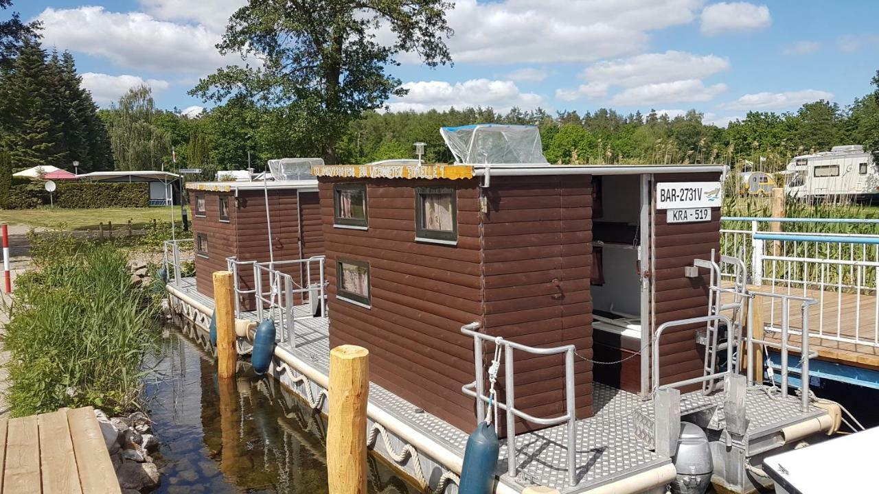 Hausboot Krakow Am See Forelle 1 Und 2 エクステリア 写真